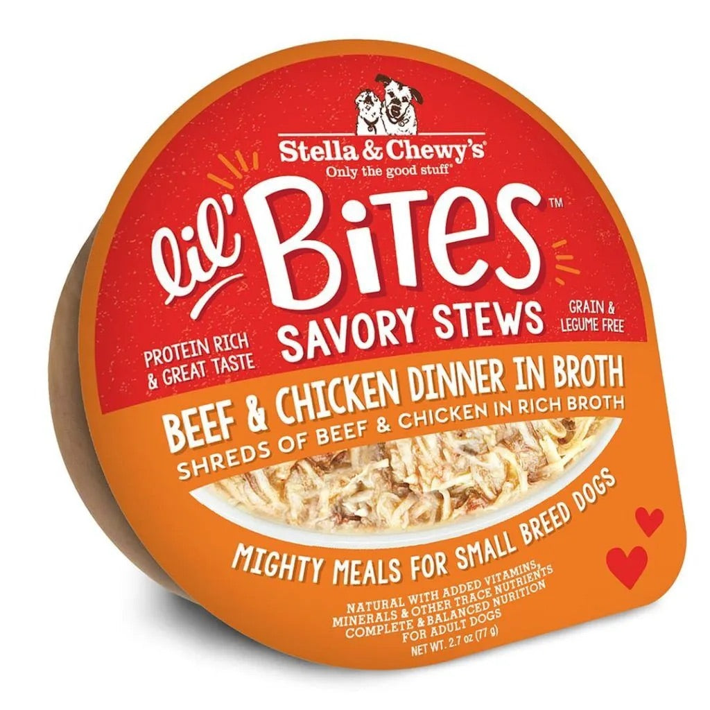 Stella & Chewy’s Lil Bites Stew Beef & Chicken Dog Food (2.7oz) - American Bark Bliss