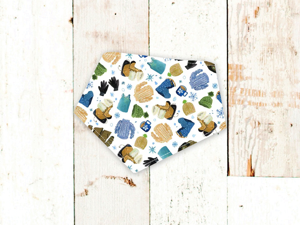 "Winter Weather" Dog Bandana - American Bark Bliss