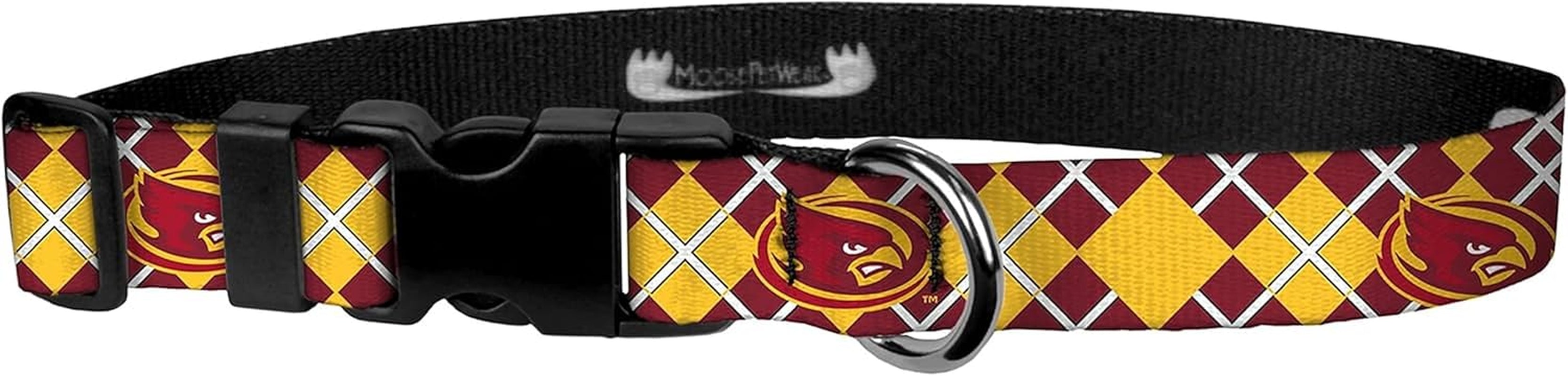 Dog Collar – Iowa State University Adjustable Pet Collars, Argyle, 1 Inch, Large