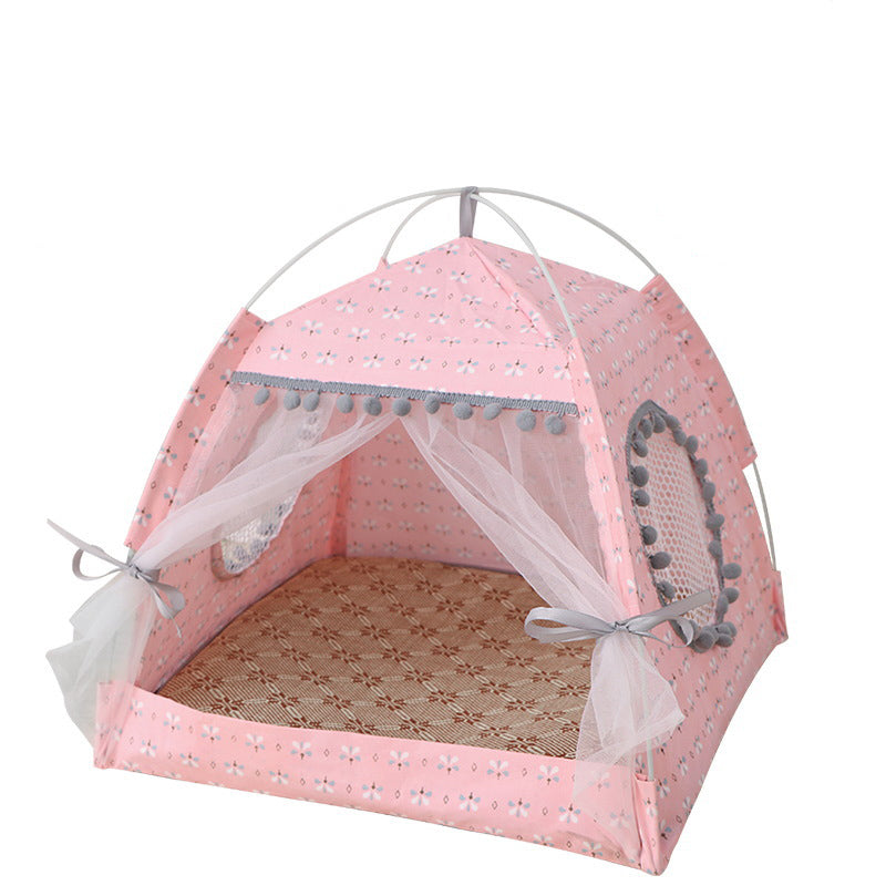 Calming Pet Tent Bed for Cats & Small Dogs - American Bark Bliss