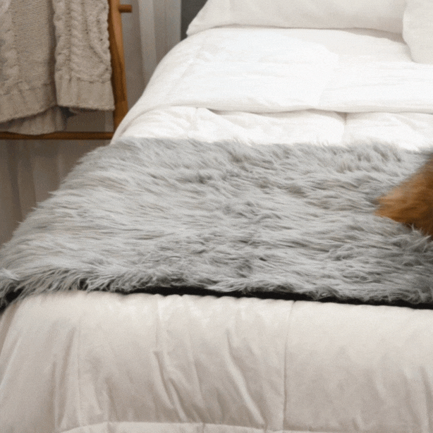 Waterproof Dog Bed Runner - PupProtector™ Charcoal Grey - American Bark Bliss