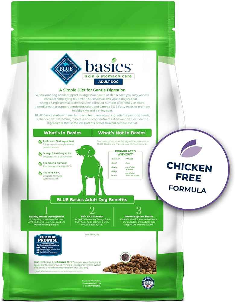 Blue Buffalo Basics Adult Grain-Free Lamb & Potato, Limited Ingredient Diet Dry Dog Food - American Bark Bliss