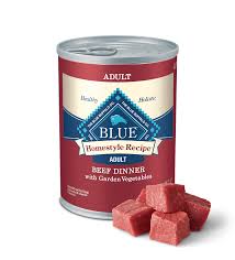 Blue Buffalo Adult Homestyle Beef with Garden Vegetables Wet Dog Cans (12.5oz) - American Bark Bliss