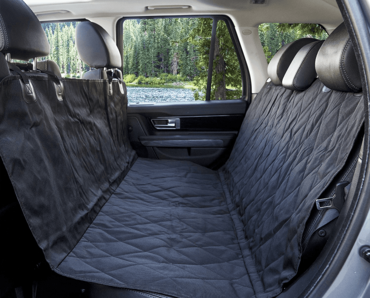 PupProtector™ Back Seat Dog Car Seat Cover - American Bark Bliss