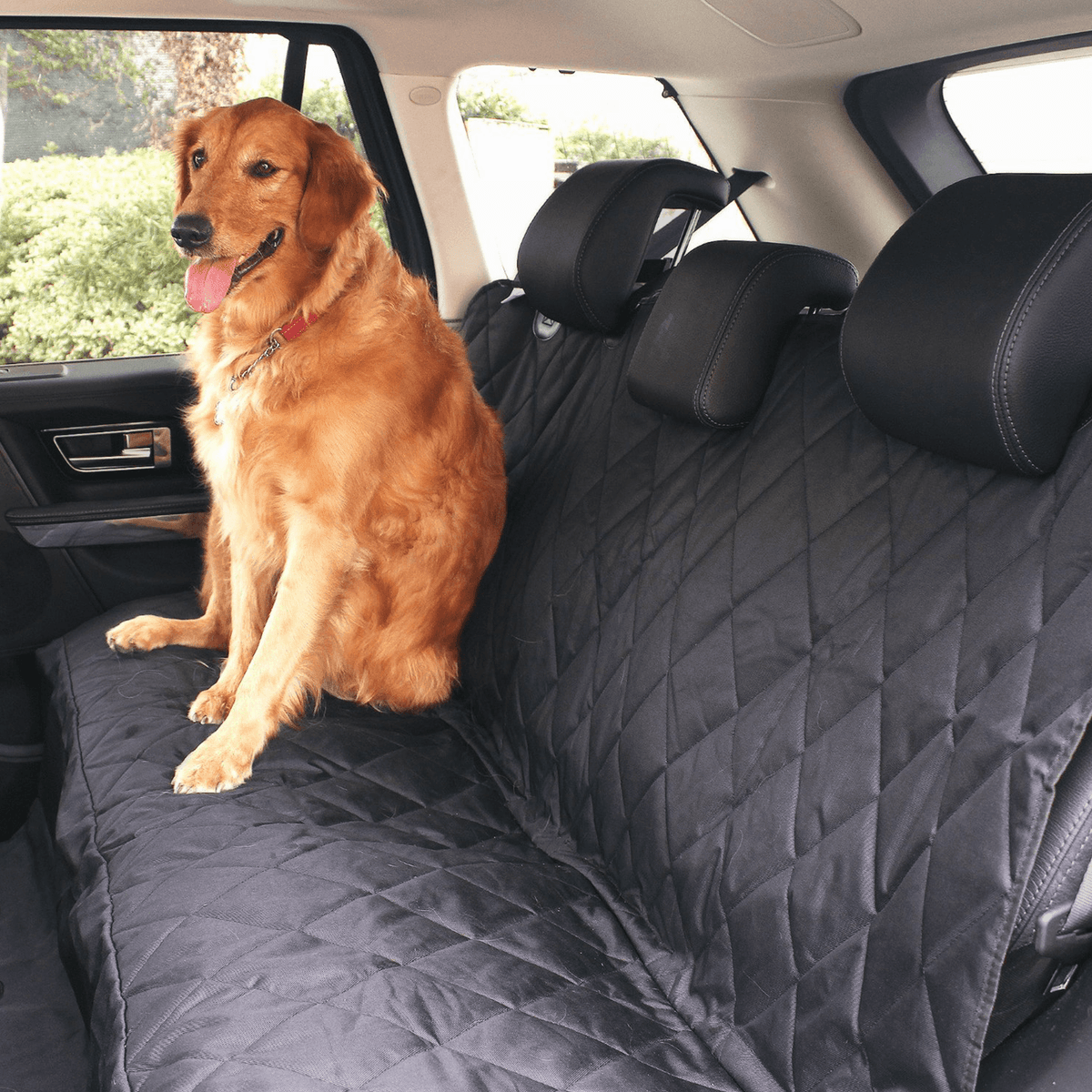 PupProtector™ Back Seat Dog Car Seat Cover - American Bark Bliss