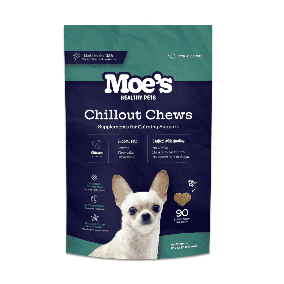 Dog Anxiety Chews for Relaxation and Comfort - American Bark Bliss