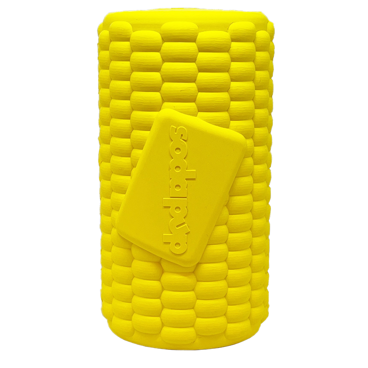 Corn on the Cob eDispenser Durable Rubber Treat Dispenser - American Bark Bliss