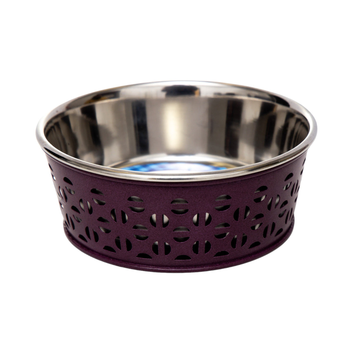 Country Living Farmhouse Stainless Steel Dog Bowls, Set of 2, Small & Medium Dogs