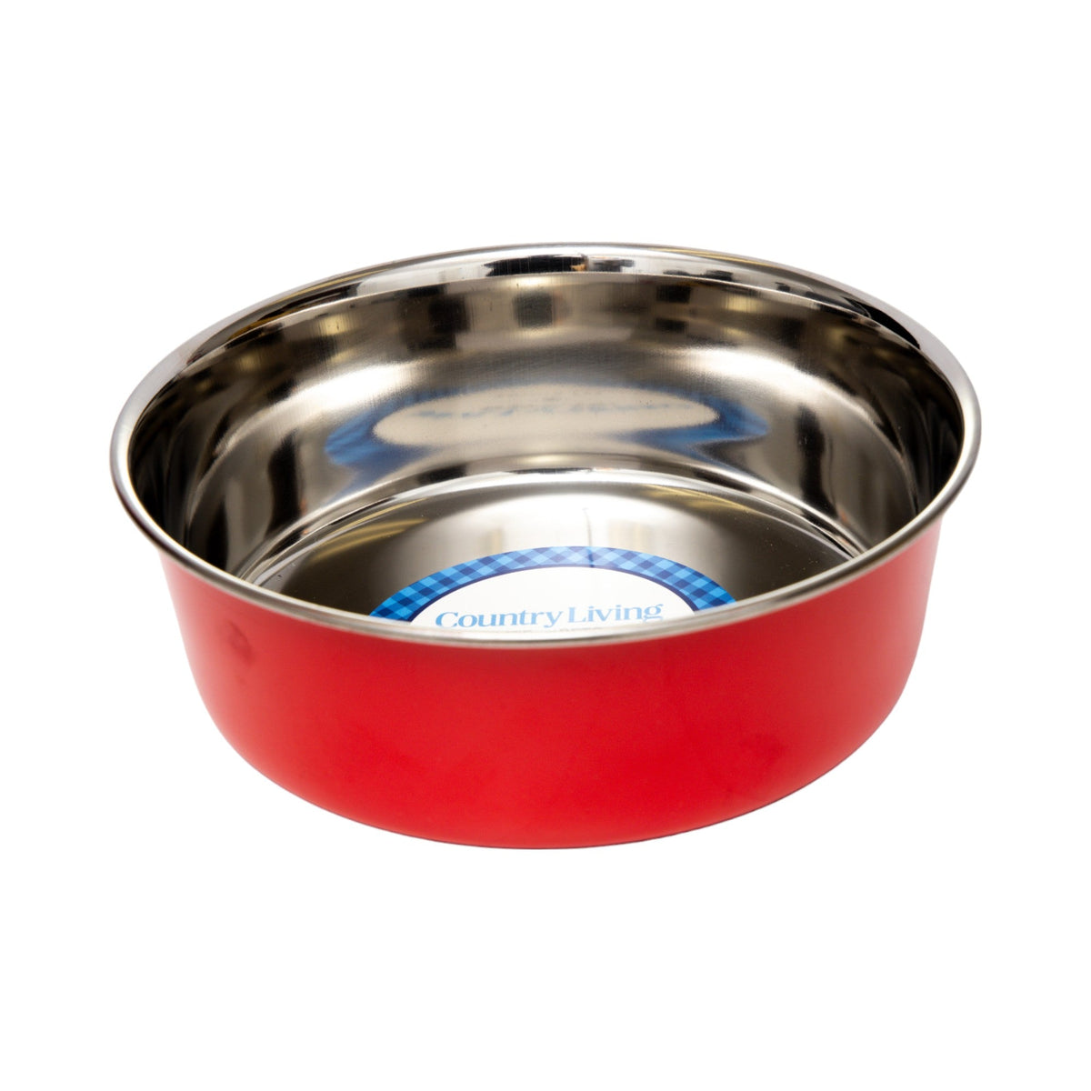 Country Living Heavy-Gauge Stainless Steel Dog Bowls, Set of 2