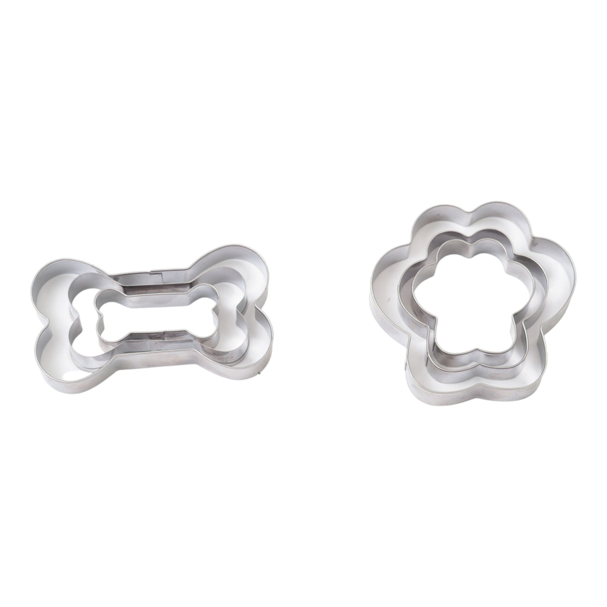 Country Living 6-Piece Stainless Steel Dog Treat Cookie Cutter Set