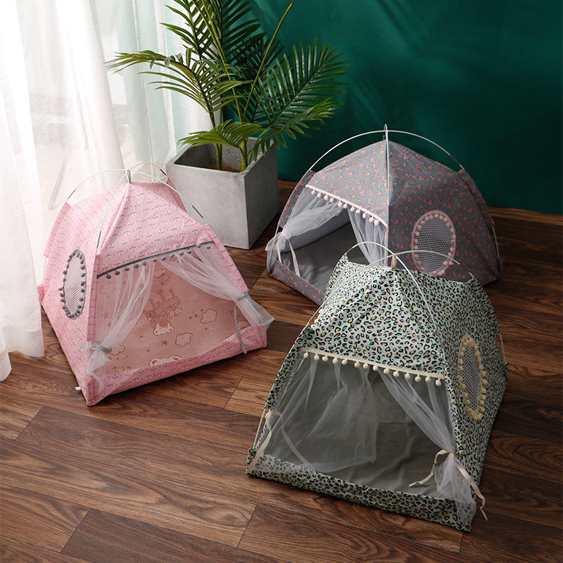 Calming Pet Tent Bed for Cats & Small Dogs - American Bark Bliss