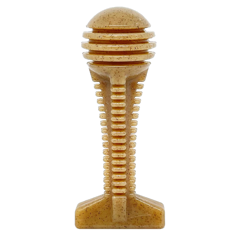 Honey Bone Dental Tower Nylon Chew Toy for Aggressive Chewers | USA Made - American Bark Bliss