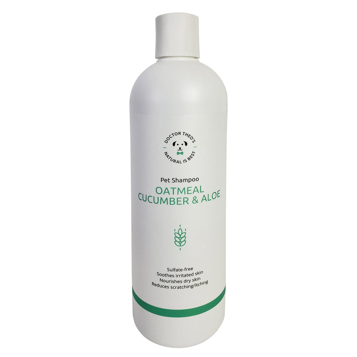 Dr. Theo’s Dog Shampoo with Oatmeal, Cucumber & Aloe, 16 oz