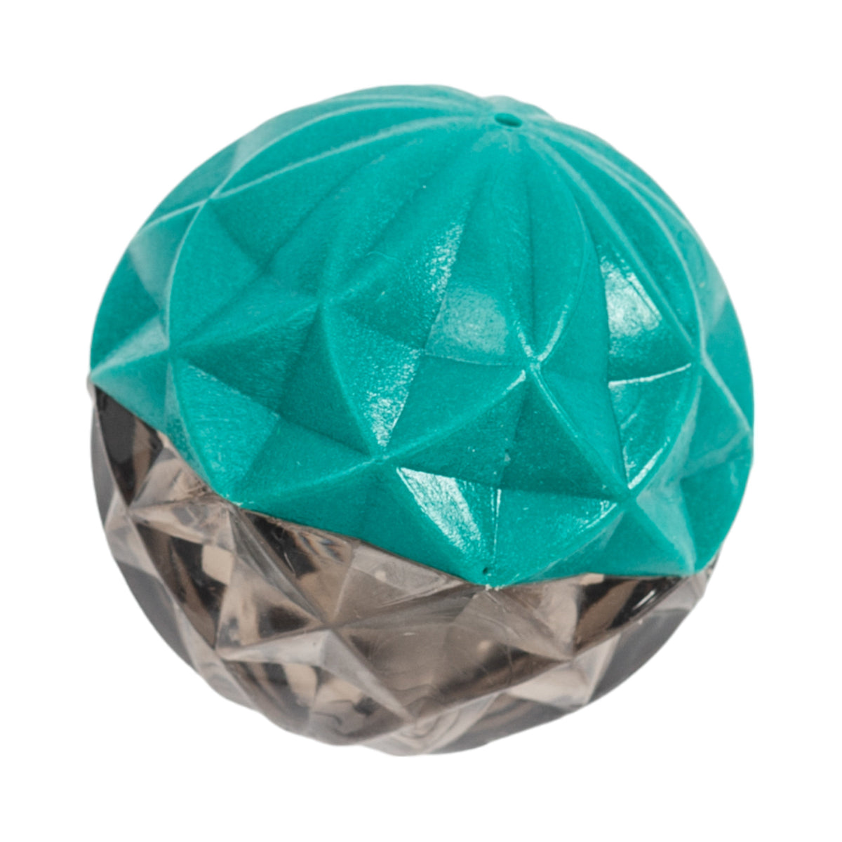 Country Living Geometric Textured TPR Ball Dog Toy, 3.6 in
