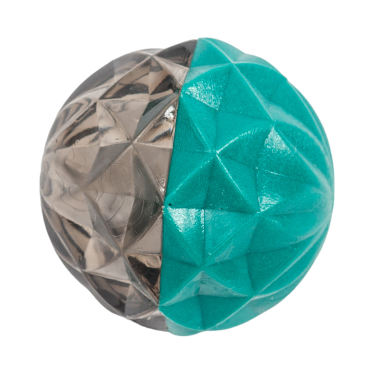 Country Living Geometric Textured TPR Ball Dog Toy, 3.6 in