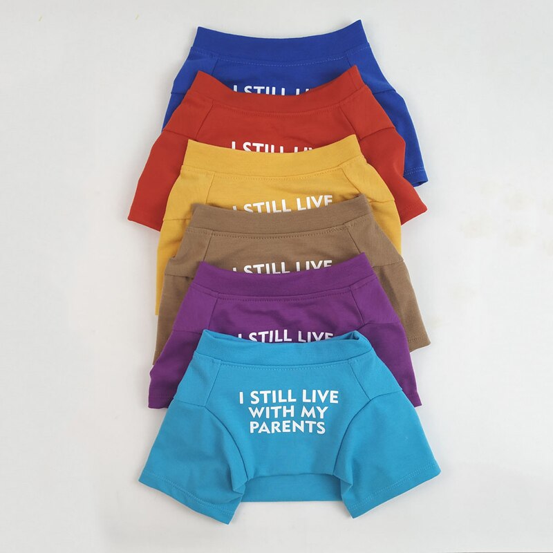 Pet T-Shirt Soft Cotton - I Still Live With My Parents - American Bark Bliss