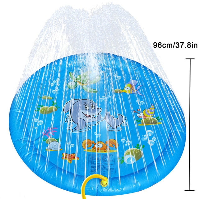 Dog Sprinkler Pad Cooling Mat for Summertime Fun - American Bark Bliss