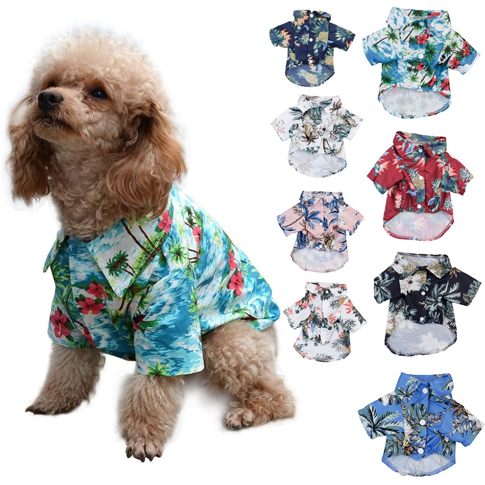 Stylish Hawaiian Dog Shirts for Summer - American Bark Bliss