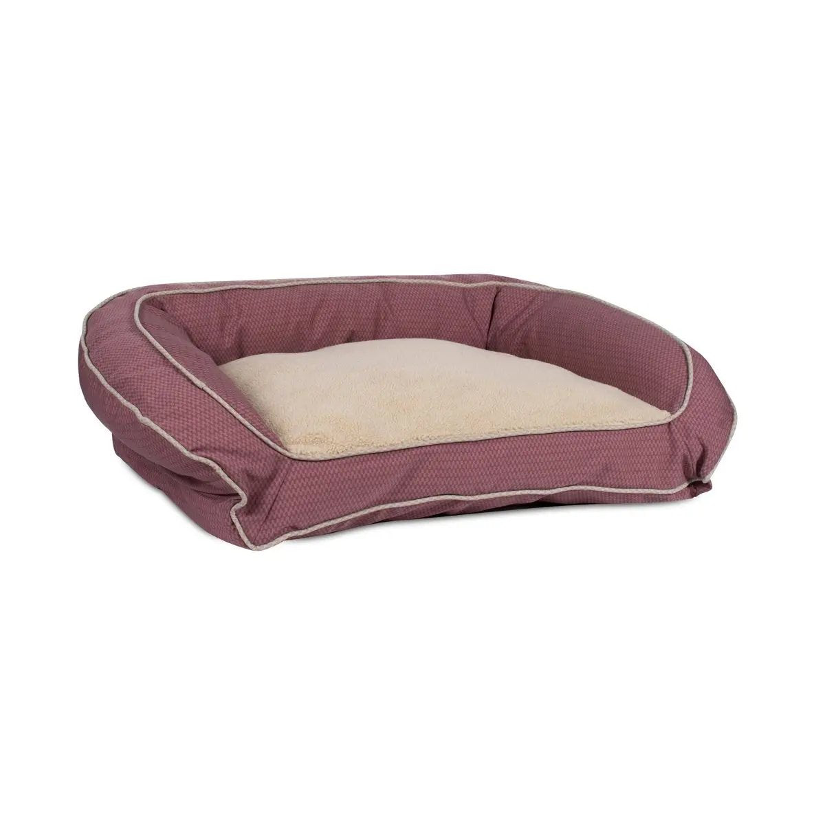 GreenDog Checkered Wave Bolster Bed - American Bark Bliss