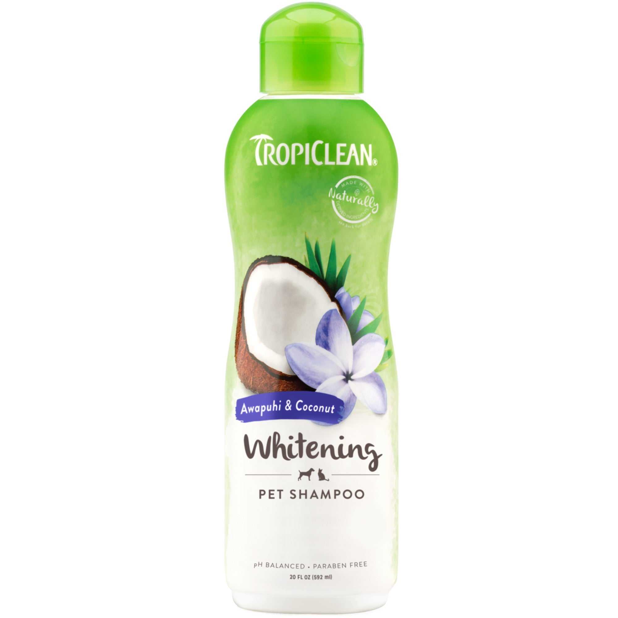Tropiclean Awapuhi and Coconut Whitening Dog Shampoo (20oz) - American Bark Bliss