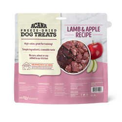 Acana Freeze Dried Lamb and Apple Dog Treats (3.25oz) - American Bark Bliss