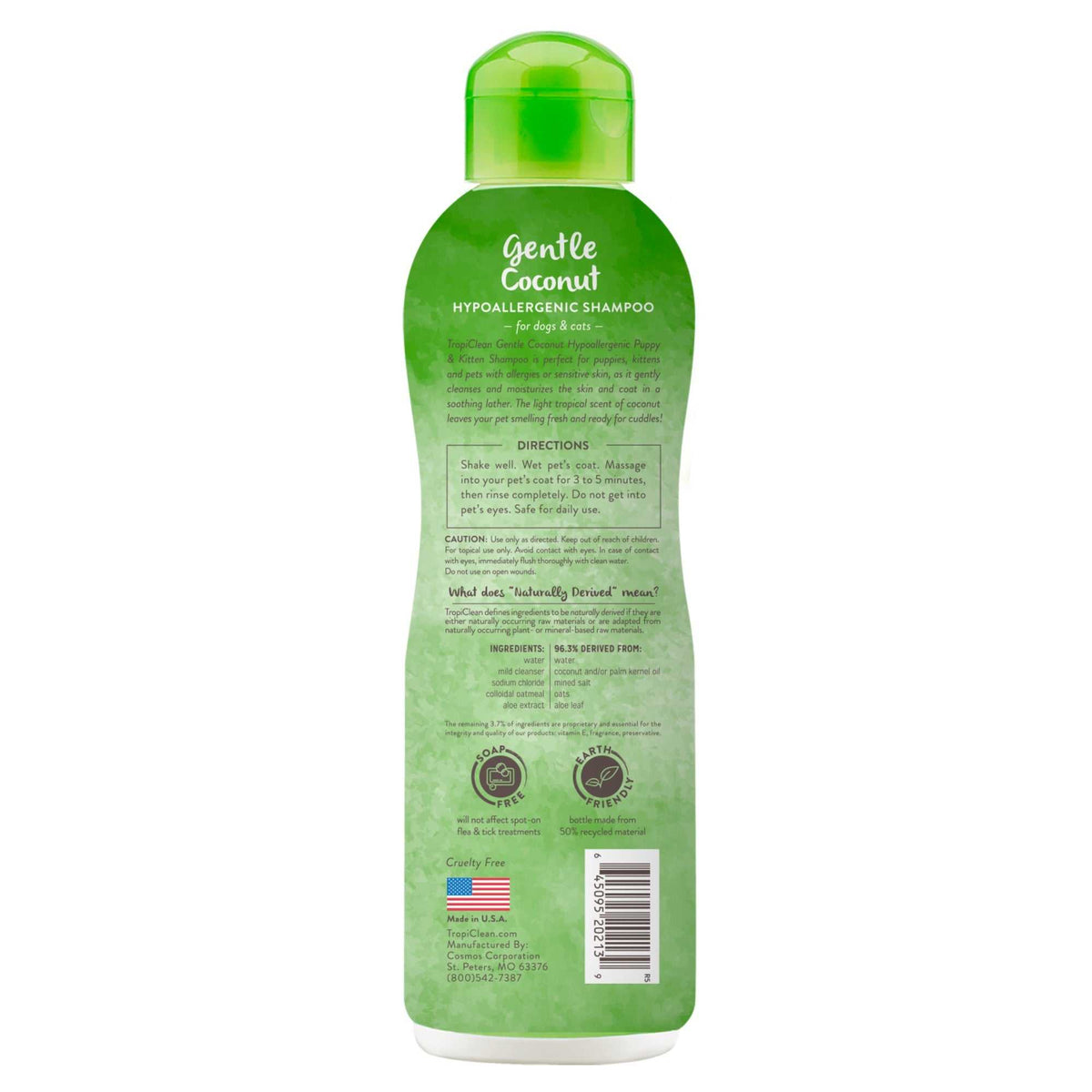 Tropiclean hypoallergenic Shampoo for Puppies and Kittens (20oz) - American Bark Bliss
