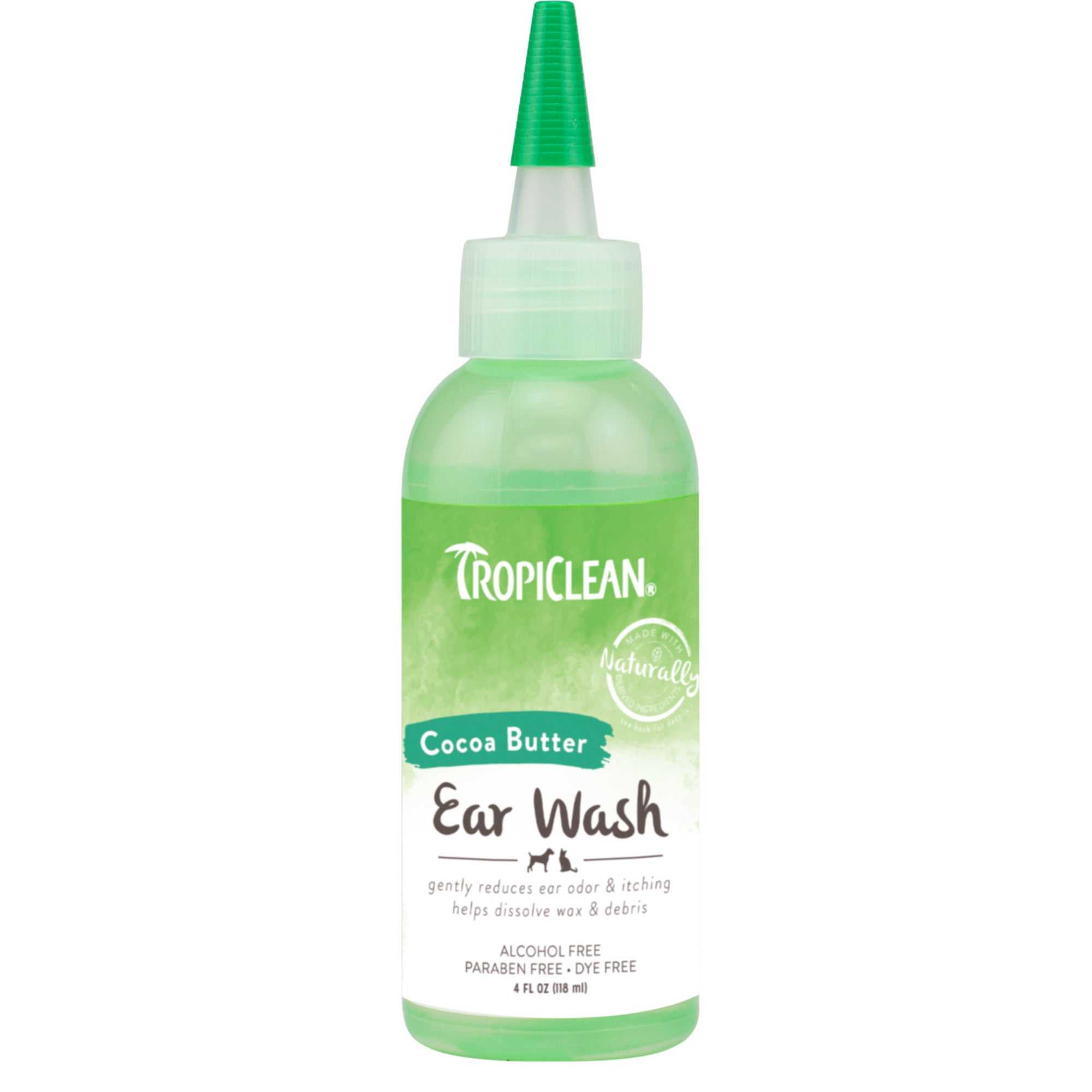 Tropiclean Alcohol Free Pet Ear Wash (4oz) - American Bark Bliss