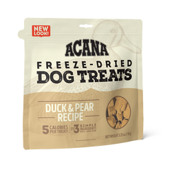 Acana Freeze Dried Duck and Pear Dog Treats (3.25oz) - American Bark Bliss