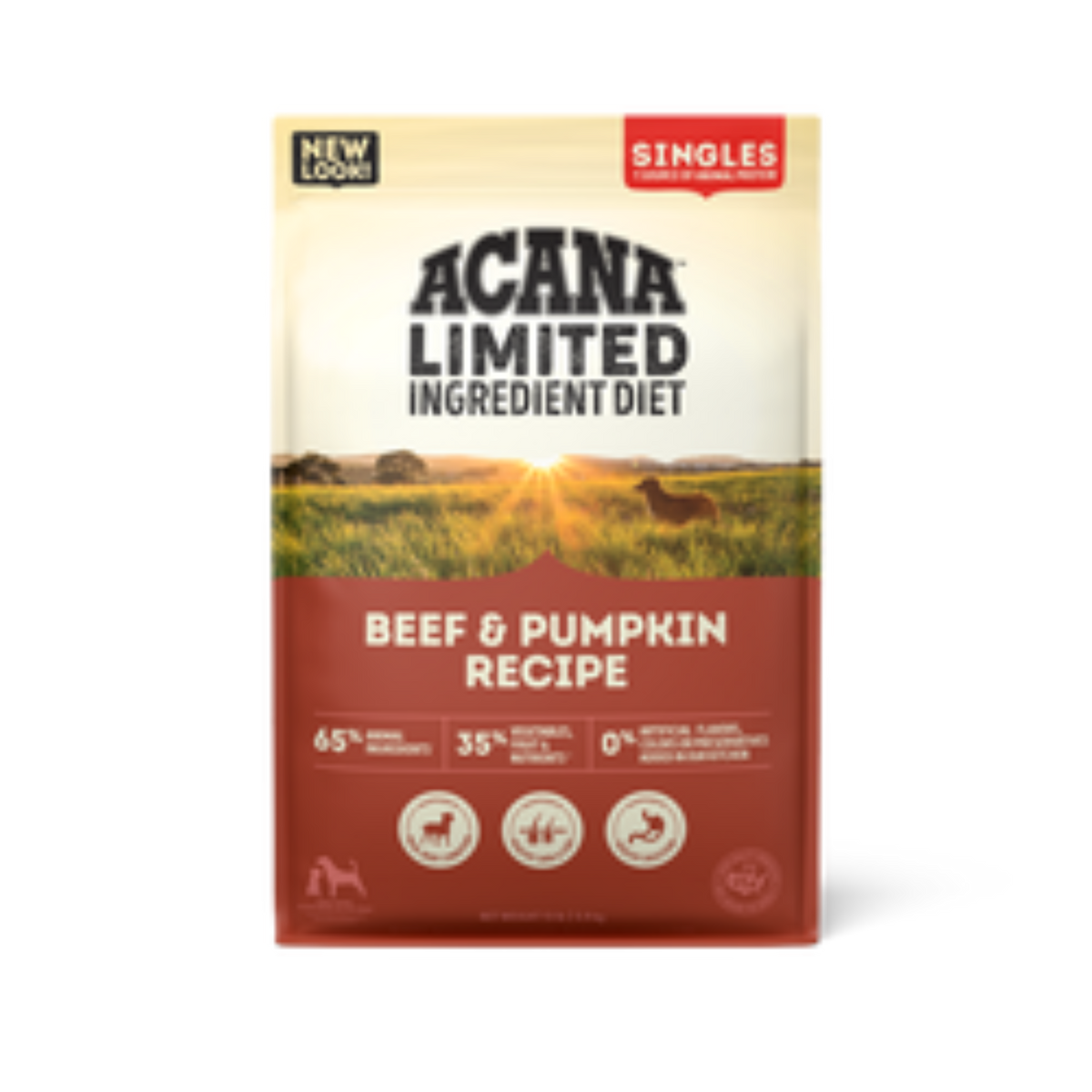 Acana Adult Beef and Pumpkin Singles Limited Ingredient Diet Dog Food - American Bark Bliss