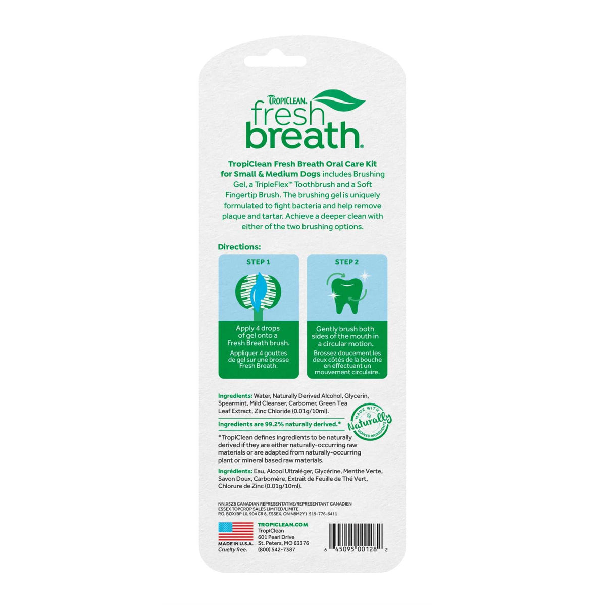 Tropiclean Oral Care Kit - American Bark Bliss