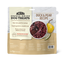 Acana Freeze Dried Duck and Pear Dog Treats (3.25oz) - American Bark Bliss