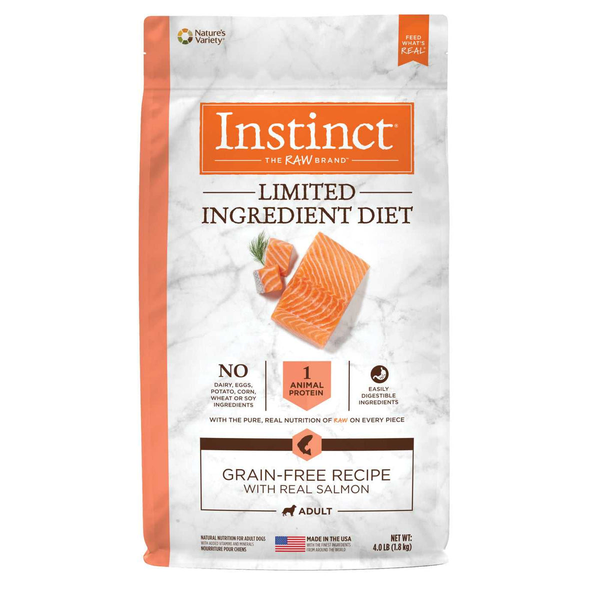 Limited Ingredient Salmon Dog Food for Food Sensitivities.