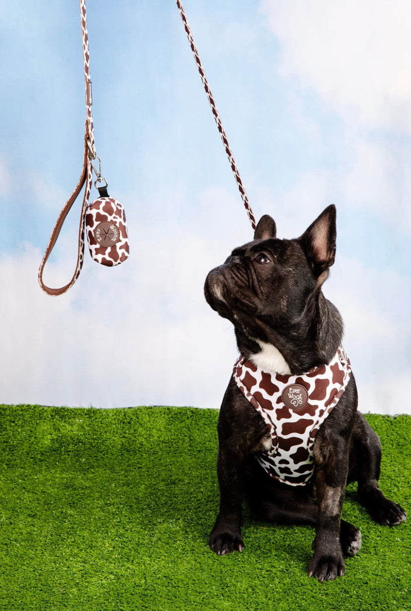 Chocolate Cow Adjustable Harness - American Bark Bliss