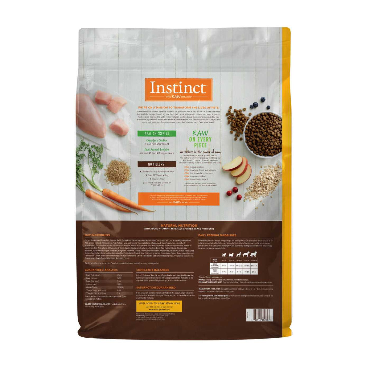 Instinct Adult Dog Food - Chicken And Brown Rice - American Bark Bliss
