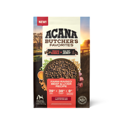 Acana Adult Grain Free Butcher's Favorites Beef and Liver Dog Food - American Bark Bliss
