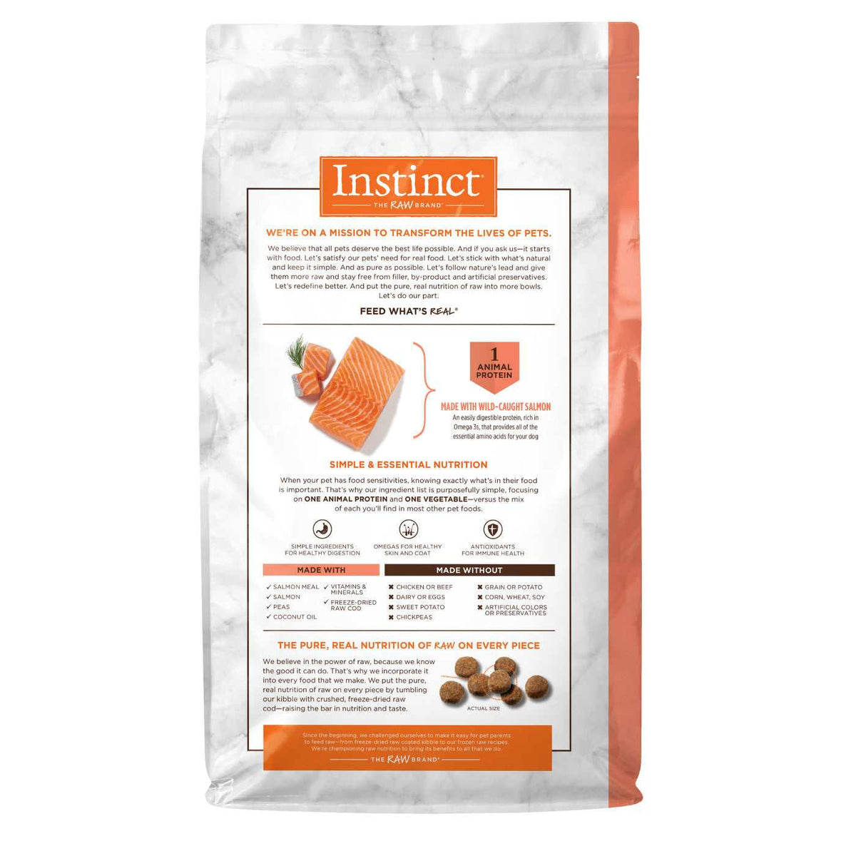 Limited Ingredient Salmon Dog Food for Food Sensitivities.
