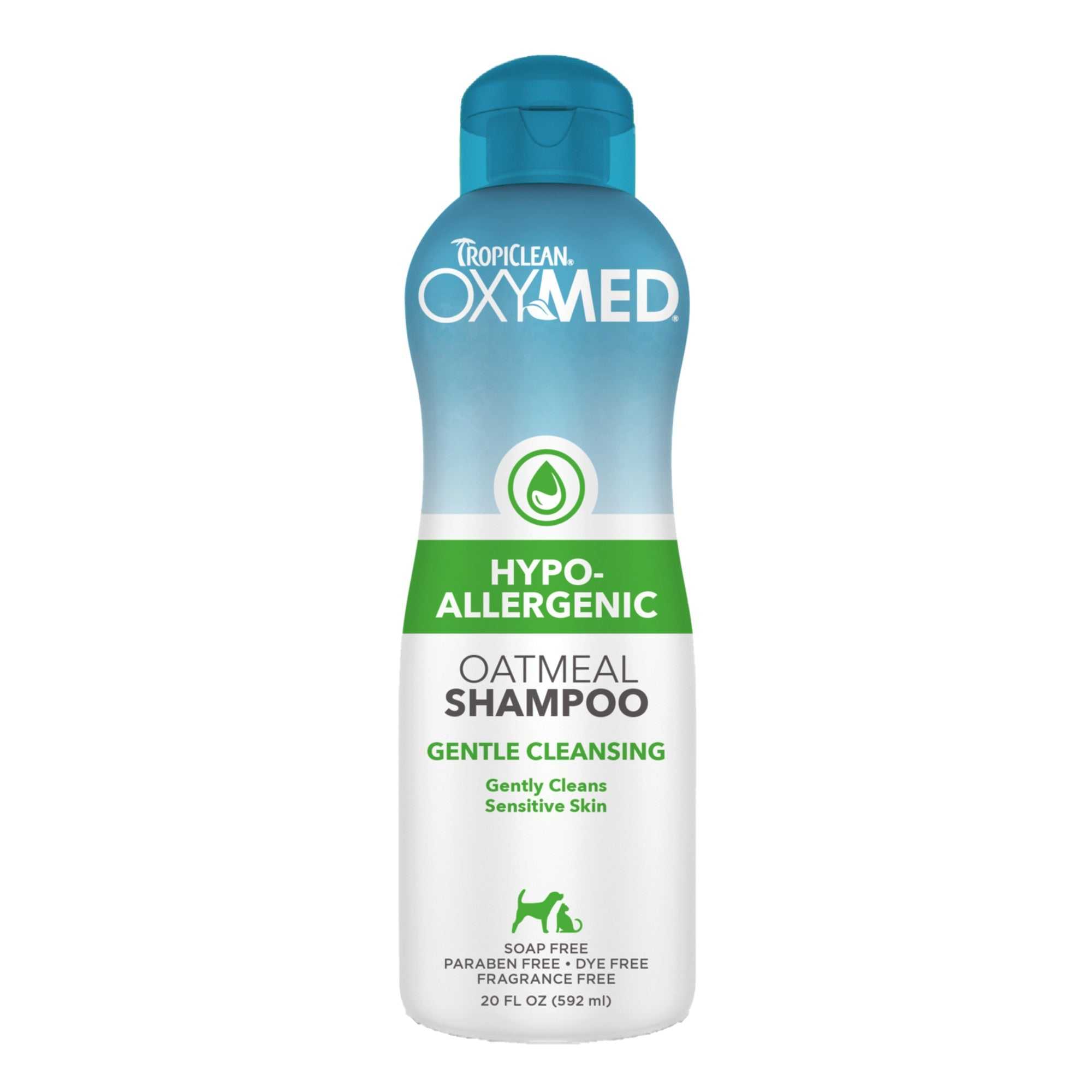 Tropiclean Hypoallergenic Oatmeal Pet Shampoo (20oz) - American Bark Bliss