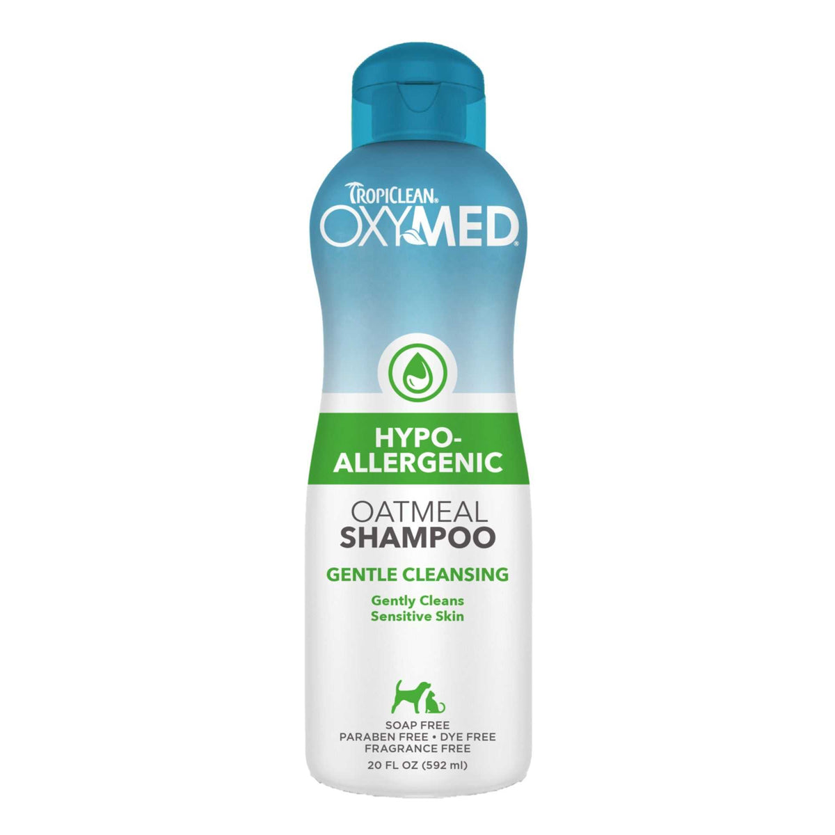Tropiclean Hypoallergenic Oatmeal Pet Shampoo (20oz) - American Bark Bliss
