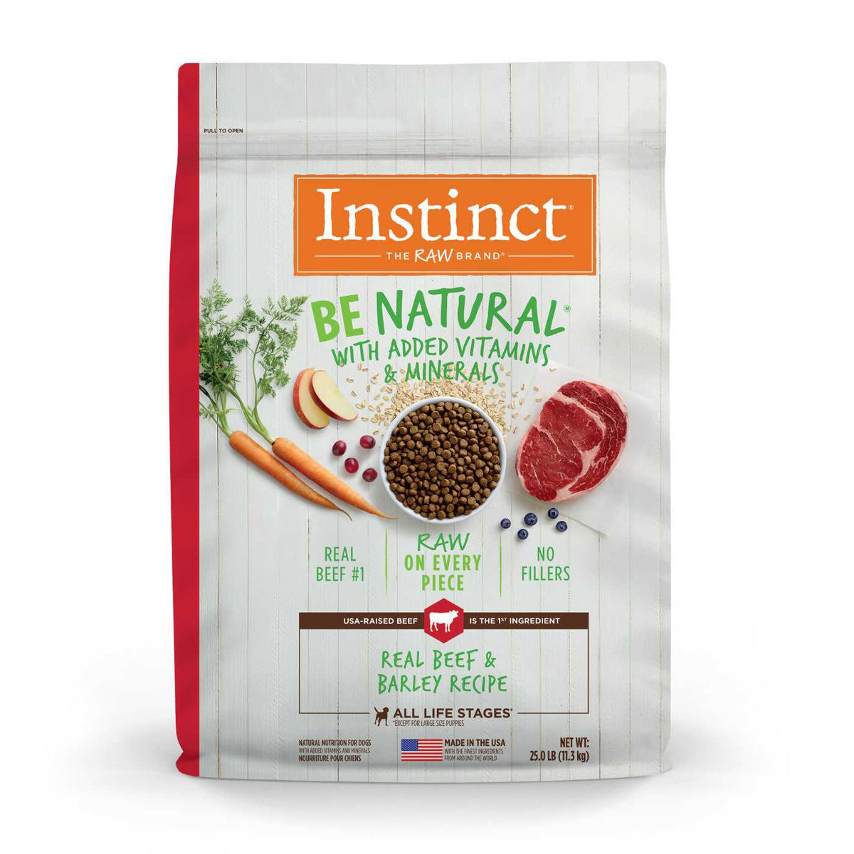 Instinct Beef and Barley Dog Food: Natural Nutrition - American Bark Bliss