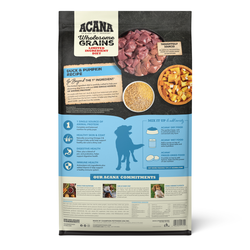 Acana Adult Wholesome Grains Duck and Pumpkins Dog Food (4lb) - American Bark Bliss