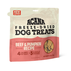 Acana Freeze Dried Beef and Pumpkin Dog Treats (3.25oz) - American Bark Bliss