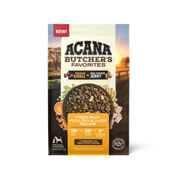 Acana Adult Grain Free Butcher's Favorites Poultry and Liver Dog Food - American Bark Bliss