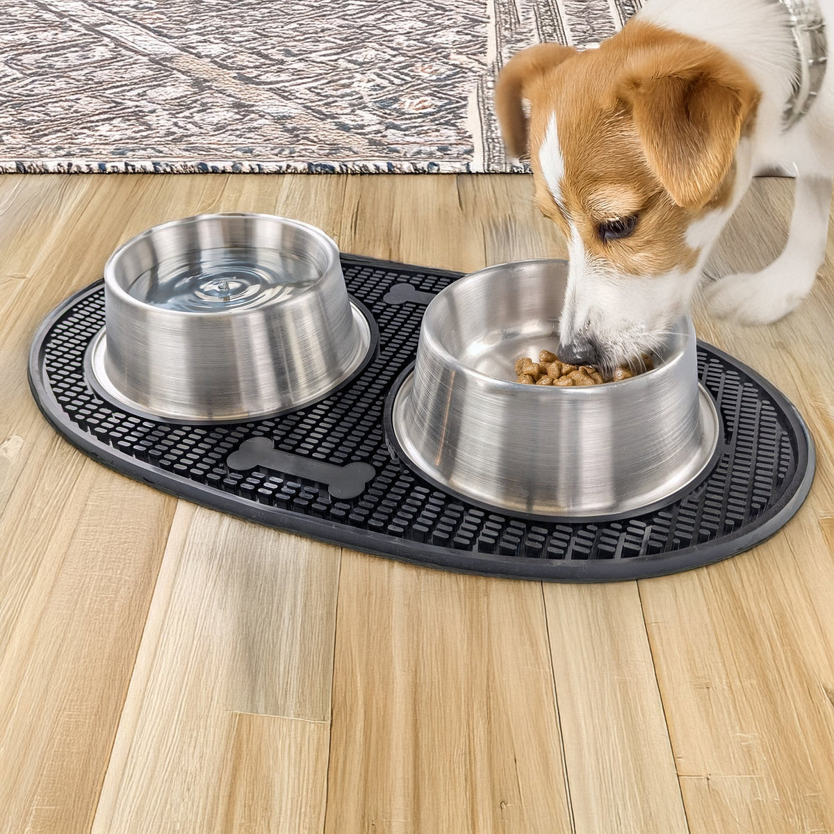 Play & Dine Dog Feeding & Toy Gift Set - Stainless Steel | BREKX