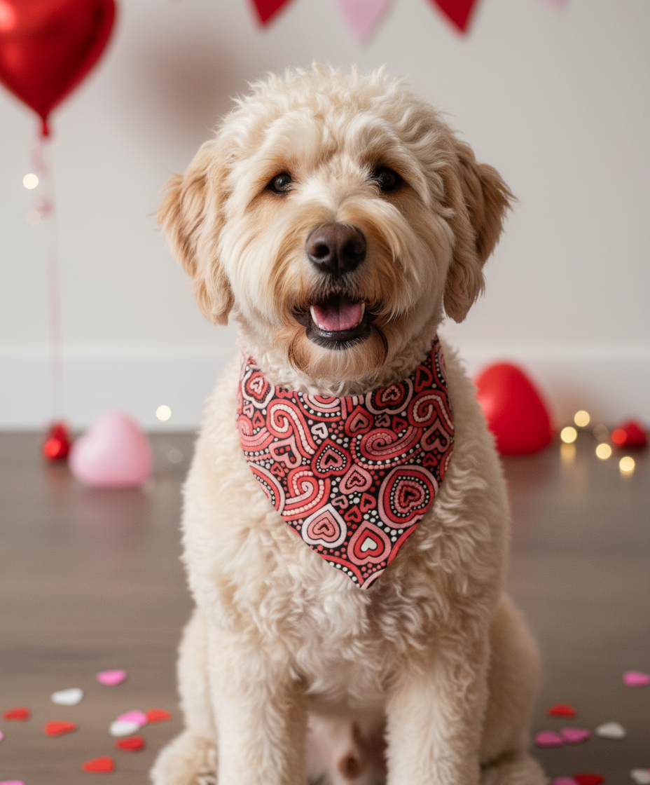 Valentine Bandanas - American Bark Bliss