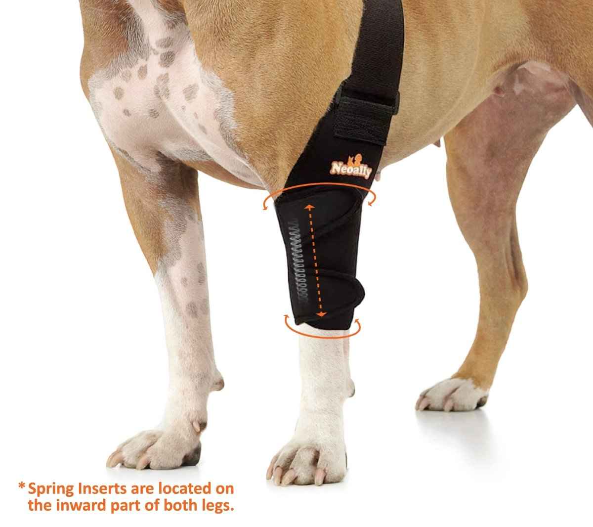 NeoAlly Elbow and Shoulder Brace with Spring Inserts for Dogs and Cats - Enhance Pet Mobility with Optimal Support