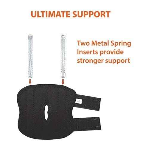 NeoAlly Rear Leg Hock Brace - Metal Spring Strips for Small Dogs [Short Version] (Pair)