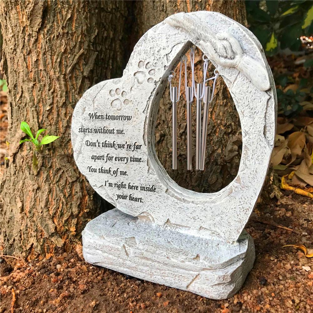 Pet Memorial Wind Chimes for Garden or Indoor Use - American Bark Bliss