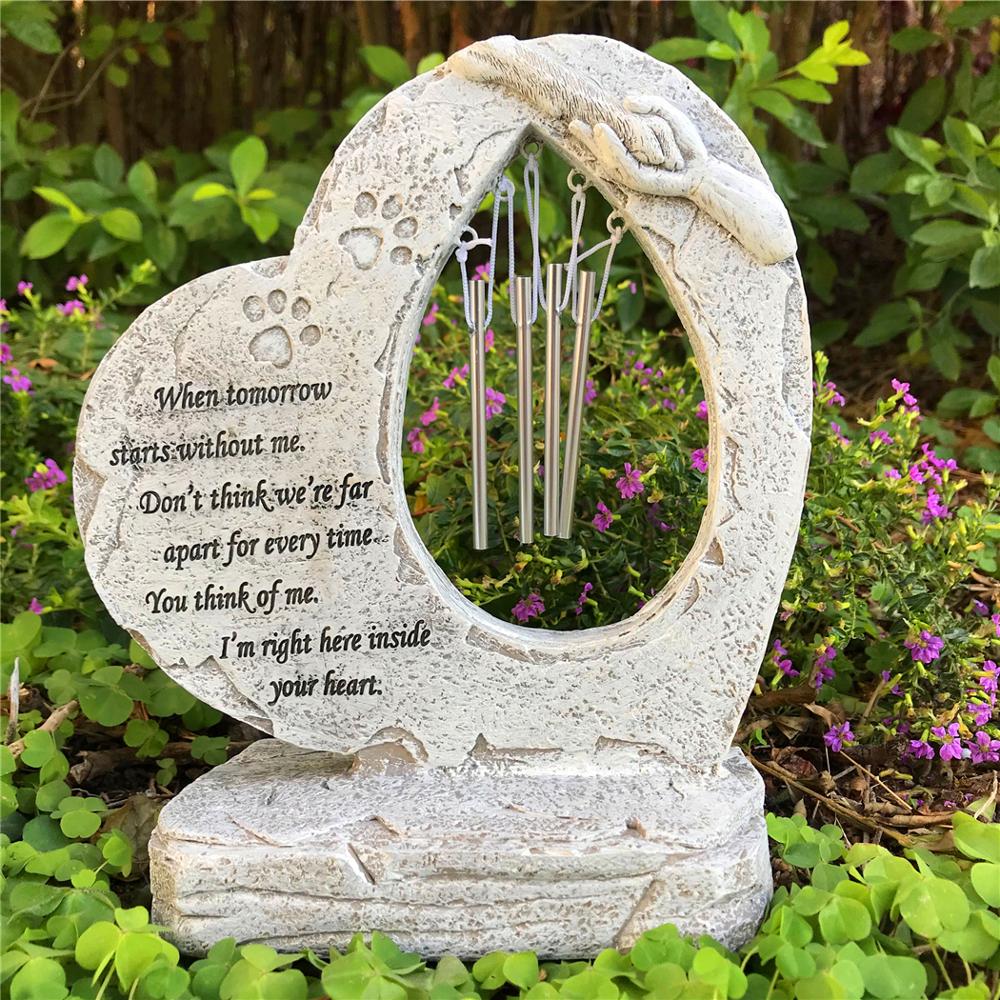 Pet Memorial Wind Chimes for Garden or Indoor Use - American Bark Bliss