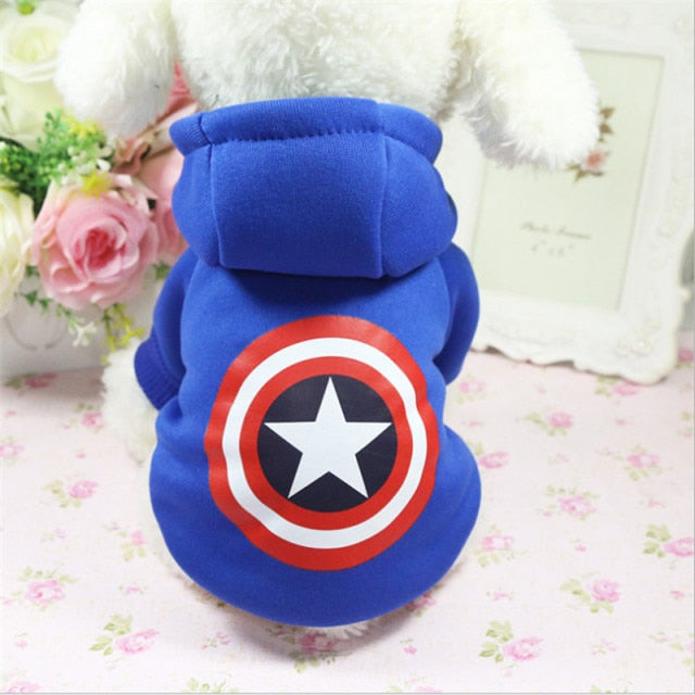 Cute Cartoon Dog Hoodie Sweaters - American Bark Bliss