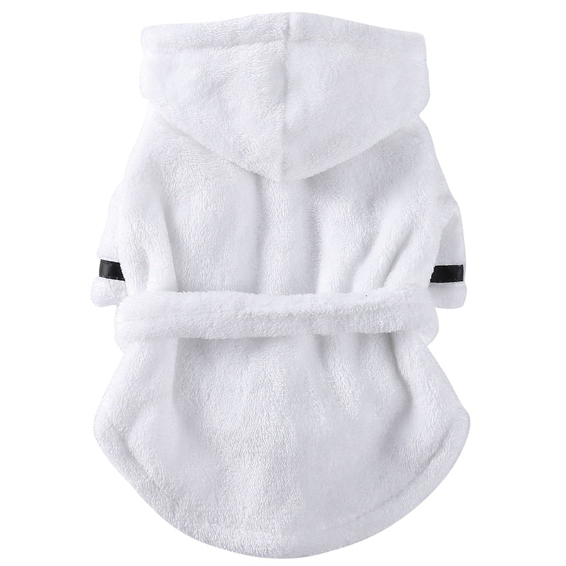 Luxury Soft Pet Dog Bathrobe with Hood - American Bark Bliss